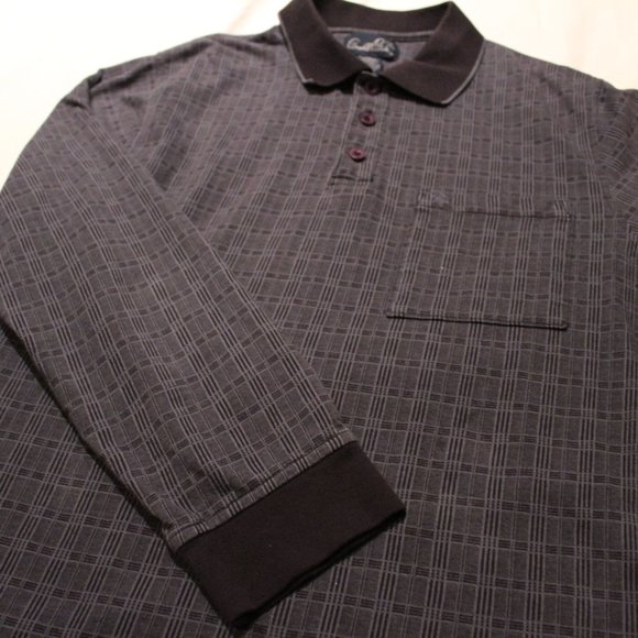 Arnold Palmer Grandad Long Sleeve Polo - Picture 4 of 5